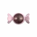 Pink candy-shaped catnip ball toy with natural silvervine gall fruit center - Candy Catnip (Pink)