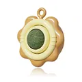 Rotating catnip ball toy in sunflower design with durable ABS base for dental care - Sunflower Rotating Catnip Ball - Orange