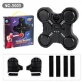 Smart music boxing machine kit with black target, gloves, straps and color box - NO.9609 4-Key Smart Music Boxing Machine Set (3 AA Batteries Required)