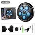 Smart music boxing machine kit with LED targets, gloves, battery, and charging cable - NO.3610 5-Key Smart Music Boxing Machine Set (Built-in Rechargeable Lithium Battery)