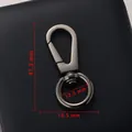 Gunmetal titanium steel swivel lobster clasp for bags and keychains with dimensions - 47.5*18.5*12.5mm / Gunmetal