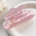 Eleganter schillernder rosa Haarclip in Wolkenform mit Perlmuttglanz für Damen - 10.5cm / Lila Wolke