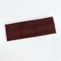 Bandeau de sport en maille côtelée marron café pour homme et femme idéal pour le yoga - Petit / Marron