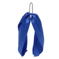 Élastique à cheveux en satin bleu royal avec ruban élégant pour queue de cheval - Bleu saphir