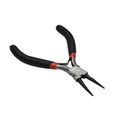 DIY jewelry making tool with black rubber grip handle and professional round nose plier - Round Nose Style