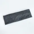 Bandeau large élastique gris foncé en maille pour le yoga et le sport quotidien - Petit / Gris