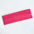 Bandeau élastique rouge rose simple avec motif de cœur pour le style de mode quotidien - Petit / Rose rouge