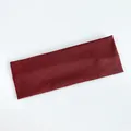 Bandeau large tricoté minimaliste bordeaux pour femmes en couleur unie - Petit / Brun Rouge