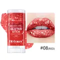 Fit Colors #08 Roter Glitzerstift mit Sternenpailletten für Gesicht und Körper Make-up - 8# Rot
