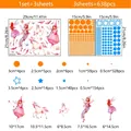 Set of 638 luminous glow in the dark wall stickers with fairies, unicorns and stars. - Fairy Unicorn Stars and Dots Set (ZSZ1962)