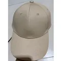 Minimalist beige baseball cap for sun protection, versatile unisex casual headwear - Deep Beige