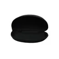 Durable black hard shell protective zipper case for cycling goggles and sunglasses - Zipper Glasses Case / Black