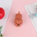 Cute brown dog-shaped silicone cable protector to prevent charging cable breakage - Brown Dog