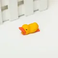 Cute yellow duck cartoon cable protector for charging data line protection - Duck