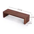 All walnut stool small
