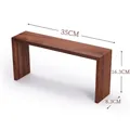 Large all walnut stool