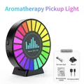 Circular RGB sound-controlled pickup rhythm lamp with aromatherapy and accessory set - Creative Aroma Rhythm - Plug-in