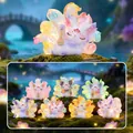 Glowing translucent nine-tailed fox blind box set featuring 7 unique mythical fox styles - A158 Floating Light And Sea Nine-tailed Fox Box 6 / Random