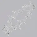 Elegant handmade bridal hair vine with sparkling silver crystals and rhinestone leaves design - Silver Luxury Handmade Hairband Hs-j6702s