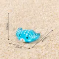 Miniature blue spotted stingray resin figurine for DIY beach micro landscape decor - No.8-Ray