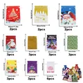 Assorted Christmas drawstring gift bags in multiple sizes for candy packaging - Set 19 (30 Pcs)