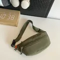 Borsa da petto regolabile in nylon verde militare con fibbia di alta qualità - Verde Militare