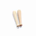 Mini 2cm wooden baseball bat charm pendant for keychain and jewelry making - 4.5cm wooden stick with nail accessories