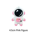 4.5cm pink cartoon astronaut spaceman keychain pendant charm for backpacks and keys - Pink Figure (Without Accessories) / Pink Figure Only (4.5CM)
