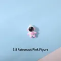 Cute 3.8cm mini pink astronaut doll charm keychain accessory for bags and backpacks - Pink Figure (Small) / Pink Figure Only (3.8CM)