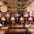 Elegant resin nine-tailed fox mythical beast blind box figurines for desktop decor - -269 Nine-tailed Fox Charm Box 6 / Random One