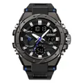 Orologio sportivo digitale multifunzionale SANDA per adolescenti in nero e blu - 3313 Nero Blu