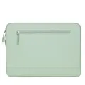 High-quality mint green laptop sleeve and tablet protective case with zipper pocket - Green (D8)
