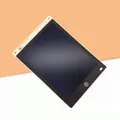 Tavoletta da scrittura LCD bianca portatile per bambini lavagna elettronica con stilo - Schermo a colori a bordo dritto da 10 pollici / Bianco