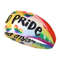 Rainbow sports headband with Pride prints for fitness and yoga activities - Love is Love Rainbow Style (A2) / Rainbow