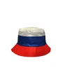 Chapeau cloche de haute qualité aux rayures du drapeau russe pour supporter les fans - Russie