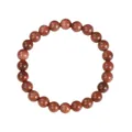 Sparkling reddish-brown goldstone beaded bracelet with healing magnetic stone properties - Gold Sandstone Sparkling Style