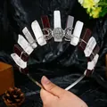 Diadema fatta a mano in cristalli naturali con pietre grezze bianche e rosse - Cristallo Bianco + Rodonite + Cerchietto in Filo d'Argento