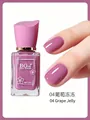 Long-lasting BG306 micro-glue nail polish in 04 Grape Jelly purple hue, 14ml bottle - 04 Grape Jelly Purple
