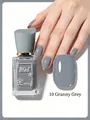 Long-lasting BG306 quick-dry nail polish 14ml in trendy Granny Grey color number 10 - 10 Grandma Grey