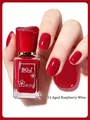 BG306 Micro-gel nail polish in shade 14 Raspberry Aged Wine, 14ml long-lasting color - 14 Raspberry Wine