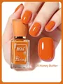 BG306 Nail Polish Honey Butter Orange Shade 14ml Quick Dry Long Lasting - 18 Honey Butter Yellow