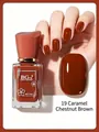 BGve nail polish #19 caramel chestnut brown quick-dry long-lasting gloss 14ml - 19 Caramel Chestnut Brown