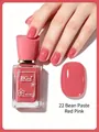 Professional BGve 14ml nail polish in elegant dusty rose pink shade, quick dry formula - 22 Red Bean Paste Pink