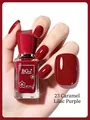 Long-lasting quick-drying nail polish 14ml in shade 23 Caramel Fairy Purple glossy finish - 23 Caramel Purple