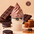 Unique 100ml chocolate cookie scented perfume in an ice cream cone shaped bottle - IC112