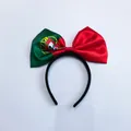 National flag bow headband featuring Portugal design for fans and holidays - Portugal Flag