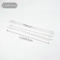 Reusable 1.2x24.5cm Tritan drinking straw set with cleaning brush and storage bag - Straw Set / 1.2*24.5cm