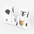 Scatola regalo in carta a tema animale con finestra per caramelle e calze - Old English Sheepdog / 10.5x16x5.5cm