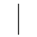 Professionele taps toelopende smudge make-up kwast met een zwart glanzend handvat - Onderste Ooglid Stijl (Zwarte Buis)