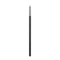 Pinceau estompeur professionnel en forme de flamme avec manche noir et virole argent - Style Éclaircissant à Tête Ronde (Tube Argenté)